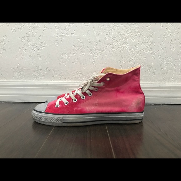 VINTAGE RED CONVERSE SIZE 9.5 - Picture 4 of 5